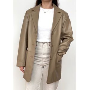 SOLD Vintage 100% Genuine Leather Jacket